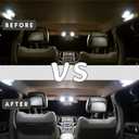 Tacoma Interior LED Lights Kit, 10pcs Super Bright White LED Replacement Bulbs with Install Tool for Toyota Tacoma 2005-2022