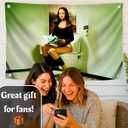 3x5 Feet Tapestry Meme Polyester Flag Mona Lisa Sits On the Toilet with Four Brass Grommets - Meme Flags for Outdoor and Indoor - Durable Women or Man Cave Wall Flag for College Dorm Room Decoration