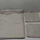 Linen Sheets King Size Set, Linen Bed Sheets, Breathable Soft Durable Bedding Set for All Season (Linen, King)