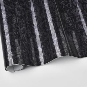 Black Forged Carbon Car Vinyl Wrap Glossy Black Simulated Forged Carbon Fiber Gloss Finish Car Body Film for Vehicle Interior Exterior Decoration, 59.84" x 78.74"