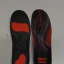 CRUVHEAL 220+ lbs Plantar Fasciitis High Arch Support Insoles Men Women - Orthotic Shoe Inserts - Boot Work Shoe Insole, XL, Black, (Men 13-14.5/Women 14-15.5)