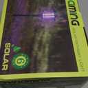 Dynaming 6 Pack Solar Flame Torch Lights Outdoor, Dual Use Flickering Purple Flame Garden Light, Hanging Lantern, Auto On/Off & Waterproof Halloween Lighting for Lawn Patio Yard Walkway Driveway