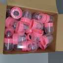 Norme 24 Pcs 9.5 oz Plastic Bottles Chug Shower Game Party Favors for Shower Decorations Gender Reveal Gifts (Pink)