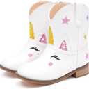 Toddler Girls Cowgirl Boots Cowboy Boots for Boys Little Kids Boot Animal Zipper Ankle Western Riding Shoes Birthday Party Wedding