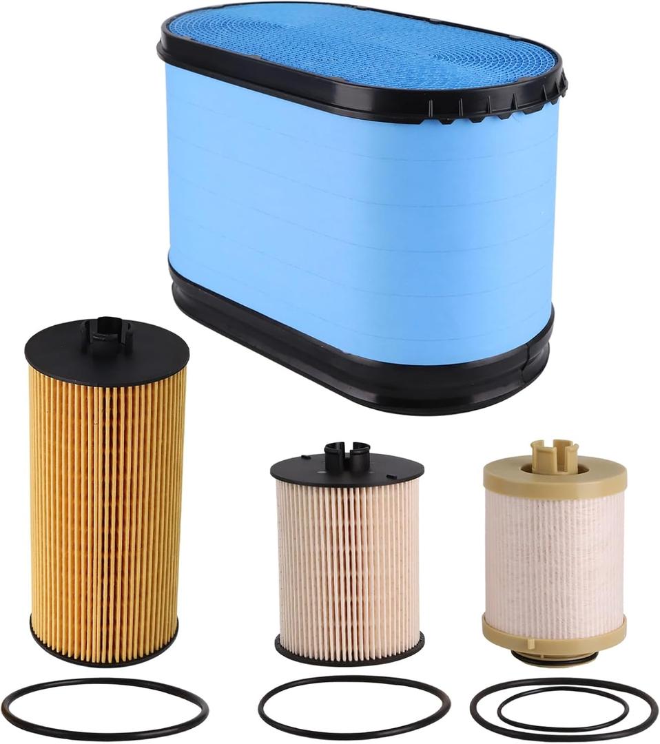 FA1886 FD4617 FL2016 Filter Kit Compatible with 6.4L V8 Powerstroke F250 F350 F450 F550 Super Duty 2008-2010 Engine Replaces 7C3Z-9601-B P613522 A55697 8C3Z9N184A 8C3Z9N184C 3C3Z-6731-AA 1840752C91