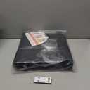 LIAMST Garage Door Screen 12 * 9FT1 Car Garage Doors- Reinforced Fiberglass Door Screen,Stronger High Energy Magnets  Magnetic Screen Door (Black)