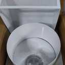 10" Inch Dryer Exhaust Vent Cover with Rubber Gasket - White Galvanized Steel Dryer Vent - Robust and Weatherproof Outside Dryer Vent Air Exhaust Box - Duct/Surface Mounting Dryer Wall Vent