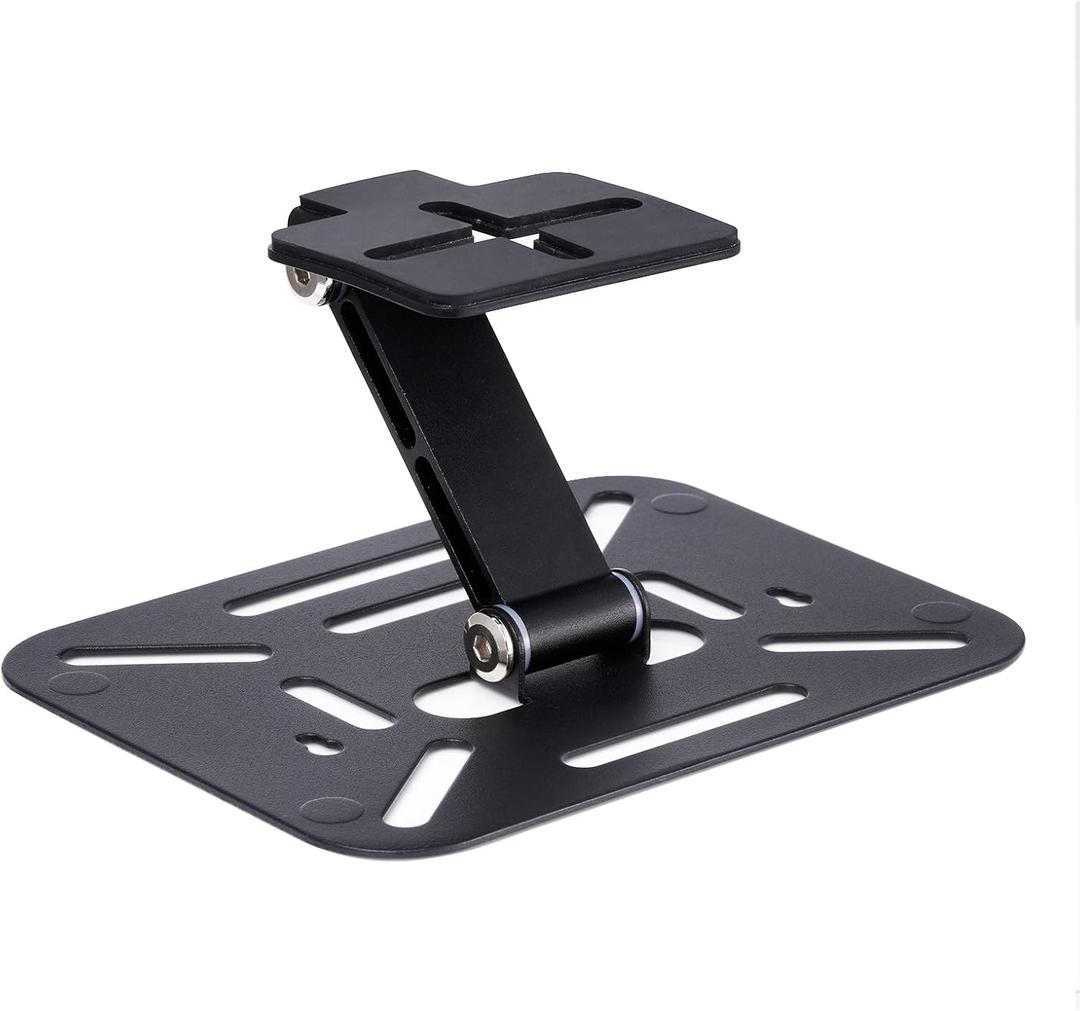 Projector Foldable Stand, Mini Ceiling Wall Projector Mount Stand, Ultra-Compact Folding Stand Easy Setup with 180-Degree Rotation, Lightweight 295g