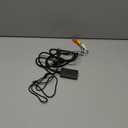 Male RCA to HDMI Cable Converter, CVBS Composite AV to HDMI Converter, Full HD 720P/ 1080P Output Switch for DVD, STB, R-o-k-u with Female RCA Output