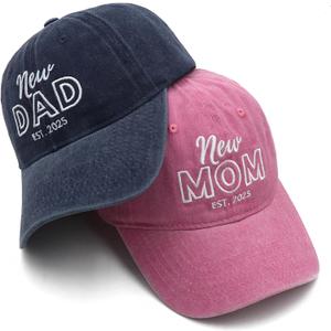 Mom and Dad Hats New Parents Gifts for Couples Baseball Mom Dad Hats for Men Women Dad Gang Hats for Men New Dad Gifts