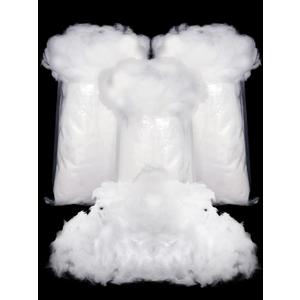 Riakrum Fake Snow Decor Fiber Artificial Snow Cotton Snow Fluffy Indoor Decoration for Winter Mantle Christmas Decoration(180 g)