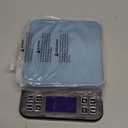 BOMATA Large Kitchen Scale with 0.1g/0.001oz High Precision, 5kg/11lb Bakery Scale with% Percentage Function, USB Rechargeable, Full-View Angle LCD with Backlight, Stainless Steel Pan (Black)