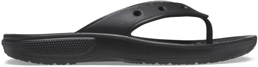 Crocs Unisex Adult Classic Flip-Flops (4 Women/2 Men, Black)