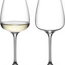 Riedel Grape Flat-Bottom White Wine, Champagne or Spritz Drink Glass (2-Pack)