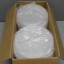 MUCHII 50 Pack Meal Prep Container, 24 oz Round Plastic Disposable Bowls with Lids, Food Microwave and Freezer Safe