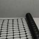 Garden Fence Animals Barrier Set: Ohuhu 3.4x100 FT Plastic Fence Roll with 25-Pack 4 FT Stakes Temporary Safety Netting, Reusable Pool Fencing Snow Fence Poultry Fences for Deer Chicken Dog, Black