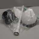 Clorox Toilet Plunger with Hideaway Caddy, Set of 2  for Bathroom Organization and Storage, Bathroom Accessories, Toilet Unclogger, with Holder, White