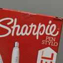 Sharpie S-Gel , Drawing, Ink Pens For Journaling, Writing, Coloring, Medium Point (0.7Mm), Pearl White Body, Black Ink Gel-Pen, 12 Count