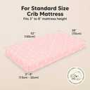 KeaBabies 2-Pack Organic Crib Sheets for Boys, Girls - 52x28 Fitted Crib Mattress Sheet Neutral, Breathable Jersey Cotton Cover for Baby Bed, Toddler Mattress, Soft & Cute Prints (Dreamland)