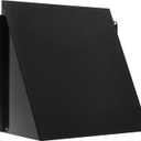Vent Systems 8" x 8" Inch Vent Cover - Galvanized Steel Dryer Vent Cover/Deflector - Black Exhaust Vent Guard for Indoor/Outdoor/Wall/RVs/Trailer - Air Vent Hood - Ventilation System Protection