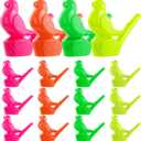 Sumind 24 Pieces Bird Water Whistle Party Whistles Bird Call Toys Colorful Novelty Water Warblers Musical Instrument for Kids Adults Bath Party Gift