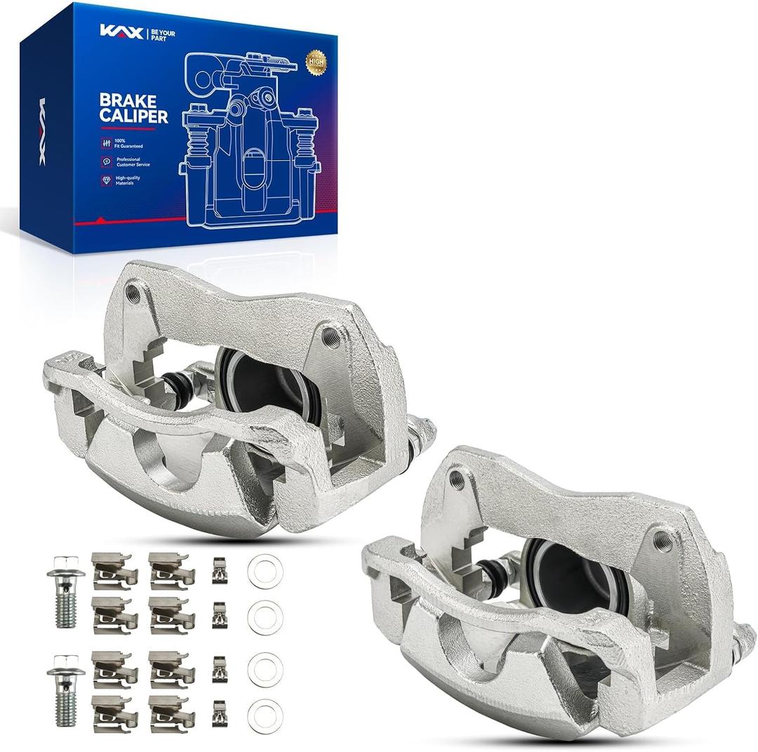 KAX Disc Brake Caliper Assembly Fit for Toyota, Pontiac, Scion - RAV-4 2006-2018, tC 2011-2016, Corolla iM 2017-2018, Vibe 2009-2010, Matrix 2009-2013, iM 2016, Mirai 2016-2020, Front Side