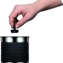 Bistro 13.5oz Bistro Barista Electric Milk Frother, Automatic Temperature Control, Boil-Dry Protection, Black