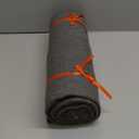 Woolly Mammoth Woolen Co. | Extra Large Merino Wool Camp Blanket | Perfect Outdoor Gear | Bedroll for Bushcraft, Camping, Trekking, Hiking, Survival, or Throw Blanket at the Cabin (Gray), 66" x 90"