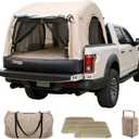 Electric Inflatable Truck Bed Tent with Mattress, Waterproof PU2000mm with Air Pump Pickup Truck Tent, Fits 5.5-6.7FT Full Size Short Bed, All-in-One Quick Setup Truck Tent for Camping