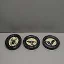 Chonsun Halloween Decorations Indoor 5.9 Inch Skull Spider Crow Bat Figurines Halloween Sculpture Hanging Ornaments