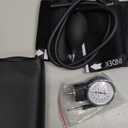 LotFancy Manual Blood Pressure Cuff Adult, Professional BP Cuff 10"-16", Standard Adult Size Sphygmomanometer with Carrying Case and Zero Calibration for Home Medical, Nursing Student, Doctor, Nurse (Black)