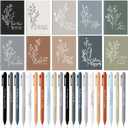 100 Pcs Inspirational Notebooks with Pen Bulk Motivational Mini Notepads Christmas Appreciation Gifts for Teacher Employee Team Coworker Nurse Staff Office Supplies (Neutral Colors)