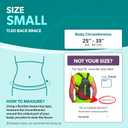 BraceAbility TLSO Full-Body Back Brace Support - Hard Postural Clamshell Jacket for Thoracic Kyphosis, Scoliosis, Scheuermann's Disease, Posture Correction, Post-Surgery Recovery (Small)