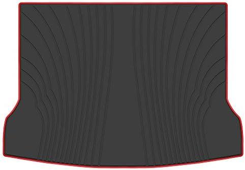 San Auto Cargo Liner Custom Fit for Mercedes Benz GLA 2014-2020 GLA180 GLA200 GLA250 GLA45 AMG Rubber Trunk Mat Black Red All Weather Waterproof Heavy Duty Odorless