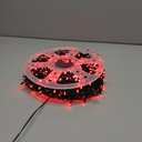 YEGUO Valentines Decor Lights, 165ft 500 LED String Lights Outdoor Waterproof, Christmas Lights Plug in Indoor with Timer Memory 8 Modes(Red)