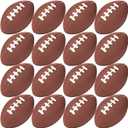 Oleitodh 36 Pcs Mini Football Sports Stress Ball Bulk 4 inch Mini Foam Sports Ball Kids Adults Football Sports Party Favor Ball Small Relaxable Balls for School Carnival Reward Party Bag Gift Fillers