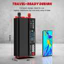 OLTEANP 1000 Watt Power Inverter 12V DC to 110V/120V AC Car Inverter with LCD Screen Display, 2 AC Outlets, 36W Type-C Port, 5V/3A USB Port, Car Power Converter for Truck, Home, Vehicles, Laptop, Trip