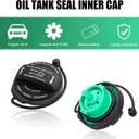 2 x 1 PC Car Fuel Tank Cap, Fuel Filler Cap Replacement Parts 5Q0201550L, Compatible with Audi A4 A5 A8 S4 S5 S8 Q5 RS5 SQ5 Quattro Allroad (Black)