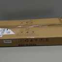 Flush Mount Modern LED Ceiling Light Fixture,With remote control Dimmable 3 Color Selectable Ceiling Lamp Ceiling Light for sitting room Kitchen Bedroom Hallway Porch (Black, 31.5*17.7*3.5 IN)