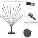 Photo Tree Holder with Metal Base,12 Clips Flexible & Durable Branches Money Trees Gift Card Holder with Clips,Picture Trees to Hold Photos for Christmas Wedding Greeting Birthday Party Gift
