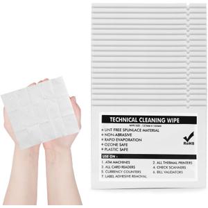 40PCS/Box Technical Prep Pads wipes (6"x5.9") Multi-Purpose Large Non Woven Handy Wipes Cleaning for Thermal Paste Remover Surfaces Industrial Electronics cleaning paste Stain Remover Wipes