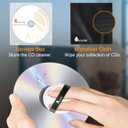 Arsvita Laser Lens Cleaner Disc Cleaning Set for CD/VCD/DVD Player, Safe and Effective, ARCD-04