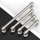 Asidrama 10 Pack 3 Inch(76mm) Brushed Satin Nickel Kitchen Cabinet Handles, Cabinet Pulls Kitchen Cabinet Hardware for Cupboard Drawer Pulls