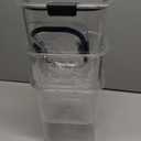 Rubbermaid Brilliance Pantry Food Storage Containers, Set of 3, BPA-Free, Clear, Airtight. Incomplete