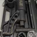 KJE Heavy Duty Torque Multiplier Wrench Set, w/ 1-5/16~1-5/8Inch Cr-v Socket (4800 N/M, 3,540 ft/lb), 1:64 Saving Lug Nut Remover Torque Wrench for Semi Truck & RVs