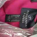 Adrianna Papell Women's Draped Knit Crepe Dress (Pink), Size: 8
