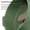 Quiet Hamster Wheel 10.2 Inch Dual-Bearings Silent Small Animals Running Exercise Wheel Height Adjustable for Syrian Hamsters, Gerbils, Rats, or Other Small Pets, Avocado Green