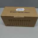 Solar Outdoor Lights, 10 Pack Waterproof Stainless Steel Solar Stake Lights for Pathway Garden Yard Path Walkway Driveway Lawn Patio Outside Decor, Cool White