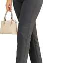 LOVESHOOT Womens Stretchy Dress Pants 2026 Trendy High Waisted Pleated Straight Leg Business Work Casual Trousers (Silver, L)