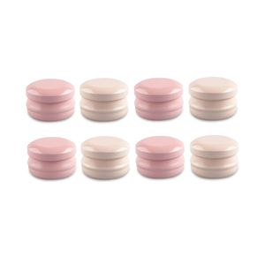 2 Pack 10Gram Lip Balm Containers, 8pcs Round Metal Salve Tins with Lids, Mini Candle Jars, Small Sample Containers for Balms, Salves, Cosmetic, Nail Polish, DIY Items